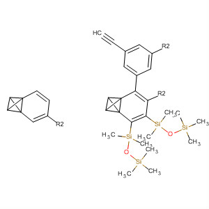 Disiloxane,1,1'-[(5-ethynyl-1,3-phenylene)bis(2,1-ethynediyl-4,1-phenylene)]bis[1,1,3,3,3-pentamethyl- molecular structure
