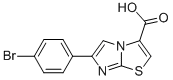 6-(4-BROMO-PHENYL)-IMIDAZO[2,1-B]THIAZOLE-3-CARBOXYLIC ACID molecular structure