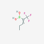 [(z)-1,1,1-trifluoropent-2-en-2-yl]boronic Acid molecular structure