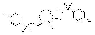 (5,6-dihydroxy-1,3-dioxepane-4,7-diyl)dimethanediyl bis(4-methylbenzenesulfonate) 