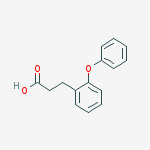 2-phenoxyBenzenepropanoic acid molecular structure