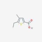 5-ethyl-4-methylthiophene-2-carboxylic acid molecular structure