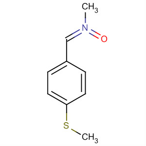Methanamine, N-[[4-(methylthio)phenyl]methylene]-, N-oxide molecular structure