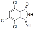 4,5,7-Trichloro-3-iminoisoindolin-1-one molecular structure