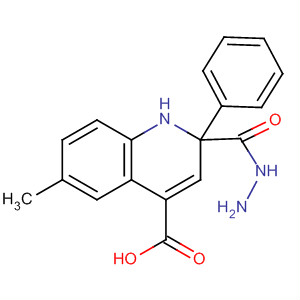 4-Quinolinecarboxylic acid, 6-methyl-2-phenyl-, hydrazide molecular structure