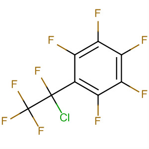 Benzene, (1-chloro-1,2,2,2-tetrafluoroethyl)pentafluoro- molecular structure