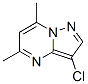 3-Chloro-5,7-dimethylpyrazolo[1,5-a]pyrimidine molecular structure