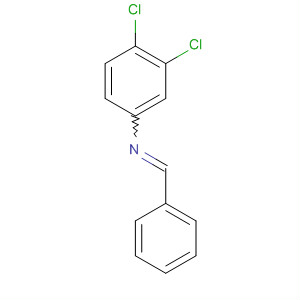 Benzenamine, 3,4-dichloro-N-(phenylmethylene)- molecular structure