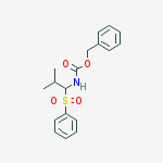 benzyl N-[2-methyl-1-(phenylsulfonyl)propyl]carbamate molecular structure