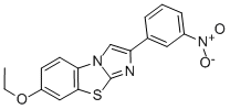 7-ETHOXY-2-(3-NITROPHENYL)IMIDAZO[2,1-B][1,3]BENZOTHIAZOLE molecular structure