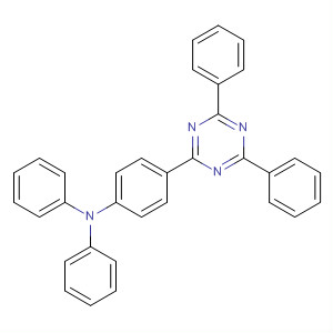 Benzenamine, 4-(4,6-diphenyl-1,3,5-triazin-2-yl)-N,N-diphenyl- molecular structure