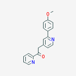 2-[2-(4-Methoxyphenyl)pyridin-4-yl]-1-pyridin-2-ylethanone