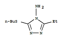 4H-1,2,4-Triazol-4-amine,3-(butylthio)-5-ethyl-