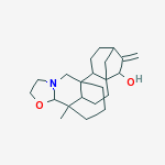 8-methyl-4-methylidenedodecahydro-6H-3,5a-methano-8,13a-propanocyclohepta[h][1,3]oxazolo[3,2-b]isoquinolin-5(13H)-ol
