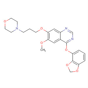 Quinazoline,4-(1,3-benzodioxol-4-yloxy)-6-methoxy-7-[3-(4-morpholinyl)propoxy]-