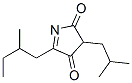 2H-Pyrrole-2,4(3H)-dione, 5-(2-methylbutyl)-3-(2-methylpropyl)- molecular structure
