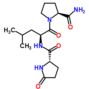 L-Prolinamide, 5-oxo-L-prolyl-L-leucyl-