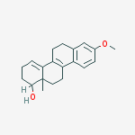 8-methoxy-12a-methyl-1,2,3,5,6,11,12,12a-octahydrochrysen-1-ol molecular structure