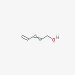 2,4-Pentadien-1-ol, (2E)- molecular structure