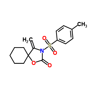 4-methylidene-3-[(4-methylphenyl)sulfonyl]-1-oxa-3-azaspiro[4.5]decan-2-one