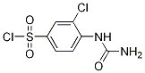 4-[(aminocarbonyl)amino]-3-chloroBenzenesulfonyl chloride molecular structure