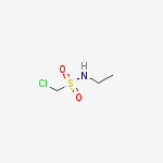 α-Chloro-N-ethylmethanesulfonamide molecular structure