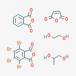1,3-Isobenzofurandione, 4,5,6,7-tetrabromo-, polymer with 1,2-ethanediol, 2,5-furandione, 1,3-isobenzofurandione and 1,2-propanediol