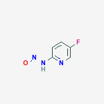 N-(5-FLUOROPYRIDIN-2-YL)NITROUS AMIDE molecular structure