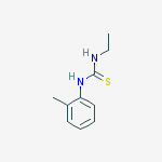 Thiourea, N-ethyl-N'-(2-methylphenyl)- molecular structure