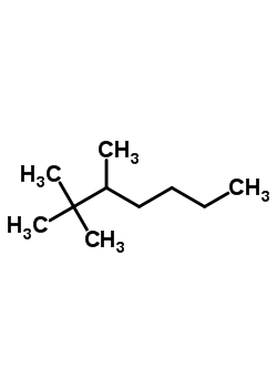 2,2,3-Trimethylheptane molecular structure