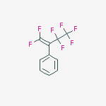 Benzene, [1-(difluoromethylene)-2,2,3,3,3-pentafluoropropyl]- molecular structure