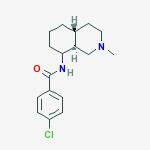 4-chloro-N-[(4aR,8aS)-2-methyldecahydroisoquinolin-8-yl]benzamide