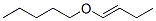1-[(E)-1-Butenyloxy]pentane molecular structure