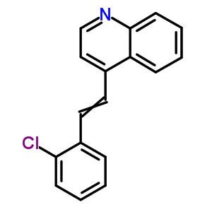 4-[2-(2-chlorophenyl)ethenyl]quinoline