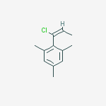 2-[(1Z)-1-chloroprop-1-en-1-yl]-1,3,5-trimethylbenzene