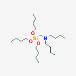 N-butyl-N-[(tributoxysilyl)methyl]butan-1-amine