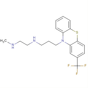 1,2-Ethanediamine,N-methyl-N'-[3-[2-(trifluoromethyl)-10H-phenothiazin-10-yl]propyl]- molecular structure