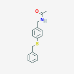 N-[4-(benzylsulfanyl)benzyl]acetamide molecular structure