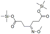 4-(Methoxyimino)heptanedioic acid bis(trimethylsilyl) ester molecular structure