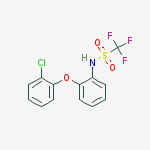 Methanesulfonamide, N-[2-(2-chlorophenoxy)phenyl]-1,1,1-trifluoro-