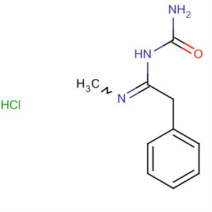 Benzeneethanimidamide, N-(aminocarbonyl)-N'-methyl-,monohydrochloride molecular structure