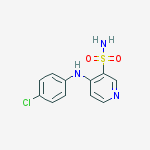 4-(4-chloroanilino)pyridine-3-sulfonamide