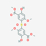 dimethyl 3,3'-sulfonylbis(6-hydroxy-4-methoxybenzoate)
