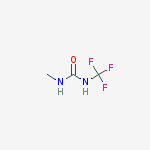 Urea, N-methyl-N'-(trifluoromethyl)- molecular structure
