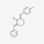 Cyclohexanone, 2-[(4-methylphenyl)methylene]-6-(phenylmethylene)-
