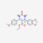 Ethyl 4-(1,3-benzodioxol-5-yl)-6-(4-methoxyphenyl)-2-oxo-3,4-dihydro-1h-pyrimidine-5-carboxylate