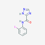 N-(2-iodophenyl)-1h-1,2,4-triazole-5-carboxamide