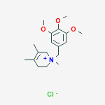 1,2,5,6-TETRAHYDRO-1-(3,4,5-TRIMETHOXYPHENYL)-1,4,5-TRIMETHYLPYRIDINIUM CHLORIDE