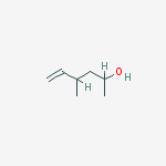 4-methylhex-5-en-2-ol molecular structure