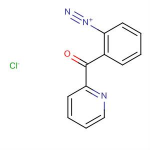 Benzenediazonium, 2-(2-pyridinylcarbonyl)-, chloride molecular structure